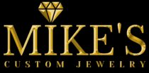 This is mikes custom jewelry logo located in houston texas